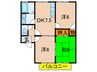 メゾンＳ 3DKの間取り