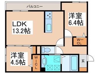 間取図 パサログランデ背戸口
