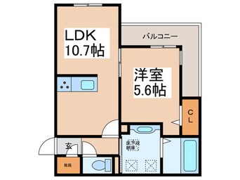 間取図 パサログランデ背戸口