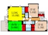 紫央里マンション 3LDKの間取り