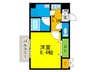 DIOS GALAXY 1Kの間取り