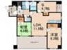 パルメーラ垂水駅前(502) 2LDK+Sの間取り