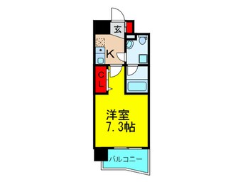 間取図 ＷＩＬＬ　ＤＯ　市岡