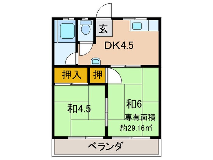 間取り図 松芭ハイツ