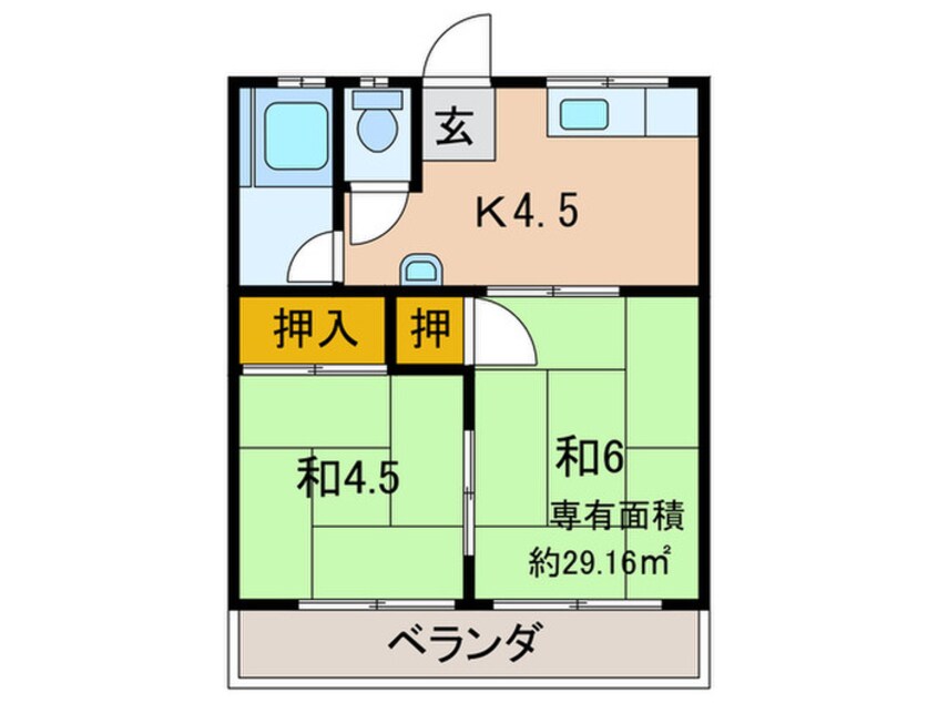 間取図 松芭ハイツ