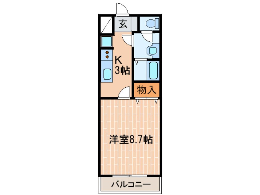 間取図 ｂｌａｎｃ