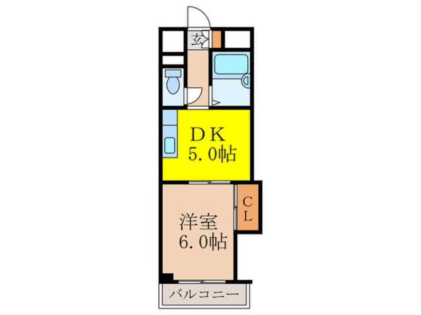 間取図 新大阪ｸﾞﾗﾝﾄﾞﾊｲﾂ北