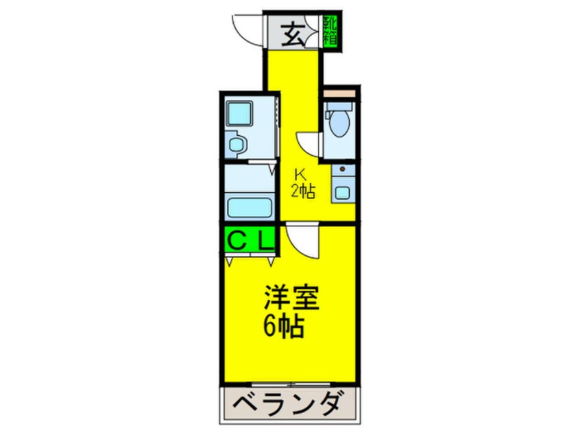 間取図 リアライズ天下茶屋