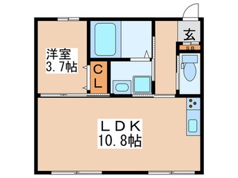 間取図 Ｆ８トリブ－ト
