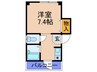 タウンＭ２海老江 1Rの間取り