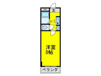 間取図 メゾンなか