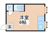 川辺ビル 1Rの間取り