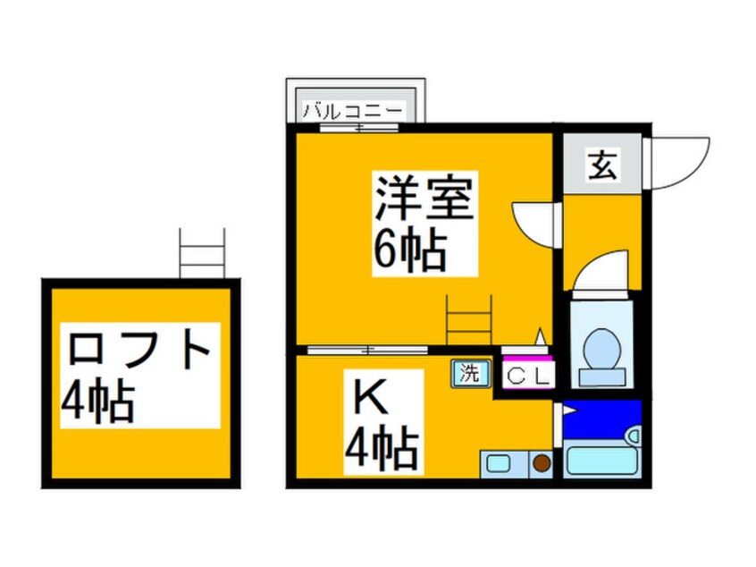 間取図 ライフステ－ジ村田Ⅶ