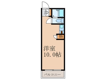 間取図 エバ－グリ－ン新大阪
