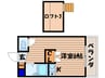 ヴィラパラディス 1Kの間取り