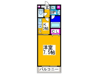 間取図 グランドゥール帆屋