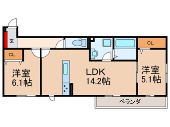 間取図 Sun　Lemon