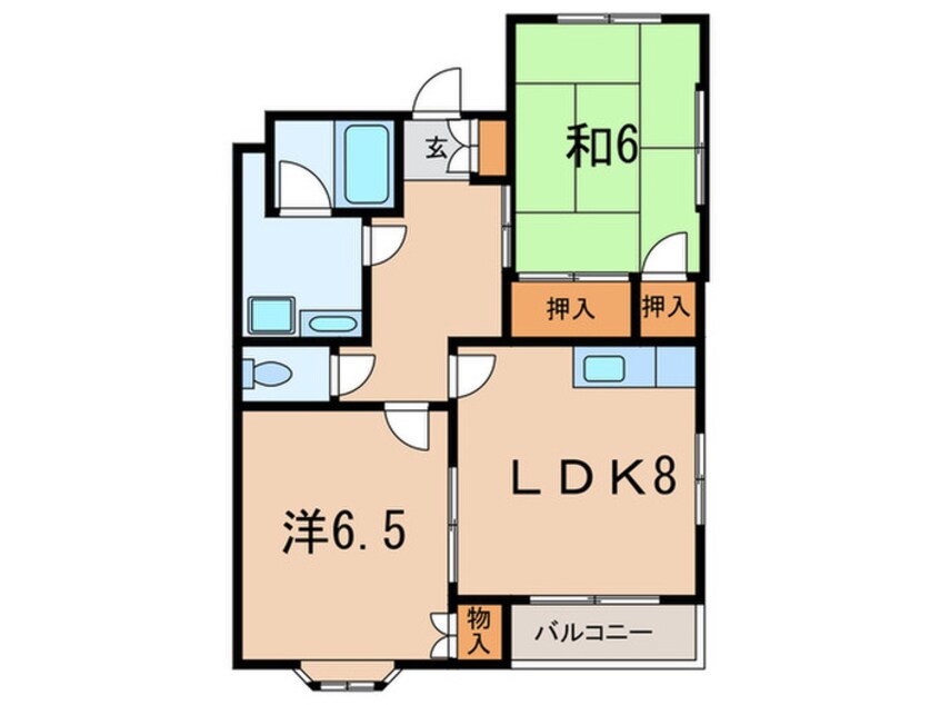 間取図 メルベーユ本山