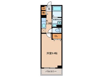 間取図 カーサここⅡ