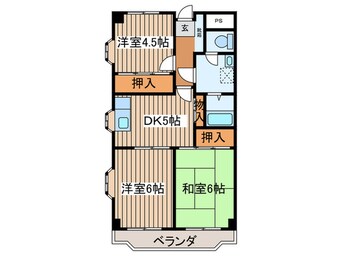 間取図 上野ﾏﾝｼｮﾝ