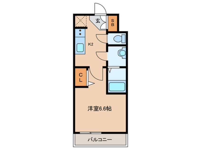 間取図 ﾌｧｽﾃｰﾄ京都東福寺ﾊﾟﾗﾍﾞﾙ（304）