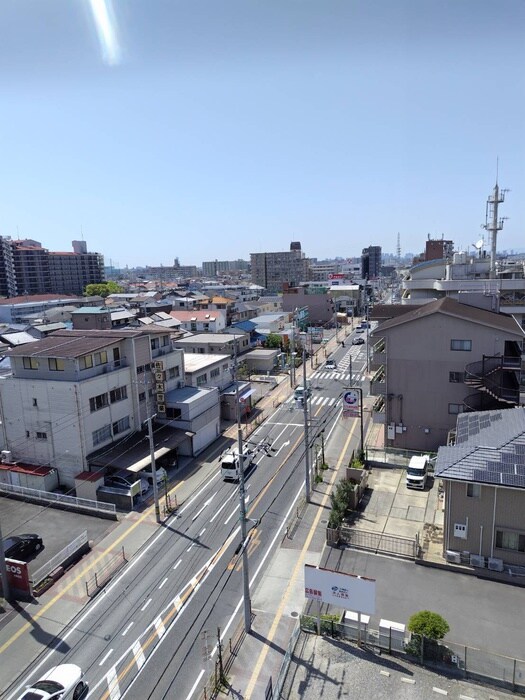 室内からの展望 イ－ストビル