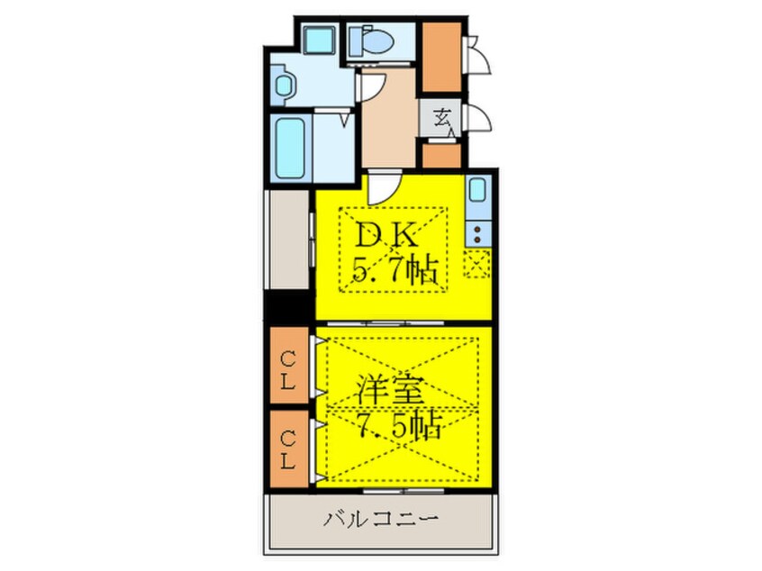 間取図 ノルデンハイム江坂Ⅲ