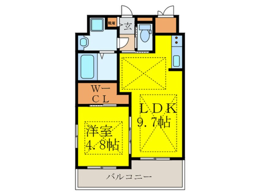 間取図 ノルデンハイム江坂Ⅲ