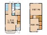 ボンボニエール 2LDKの間取り