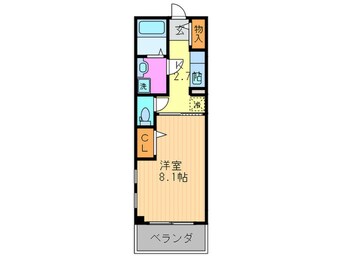 間取図 CASA桂徳