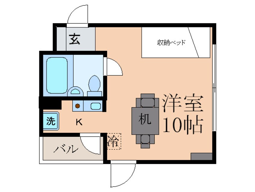 間取図 バトンルージュ