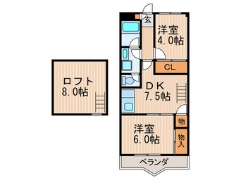 間取図 グランメゾンＢ棟