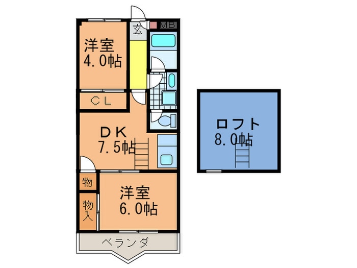 間取り図 グランメゾンＢ棟