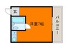 リベラールハイム 1Rの間取り