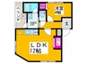 キムラハイツ 1LDKの間取り
