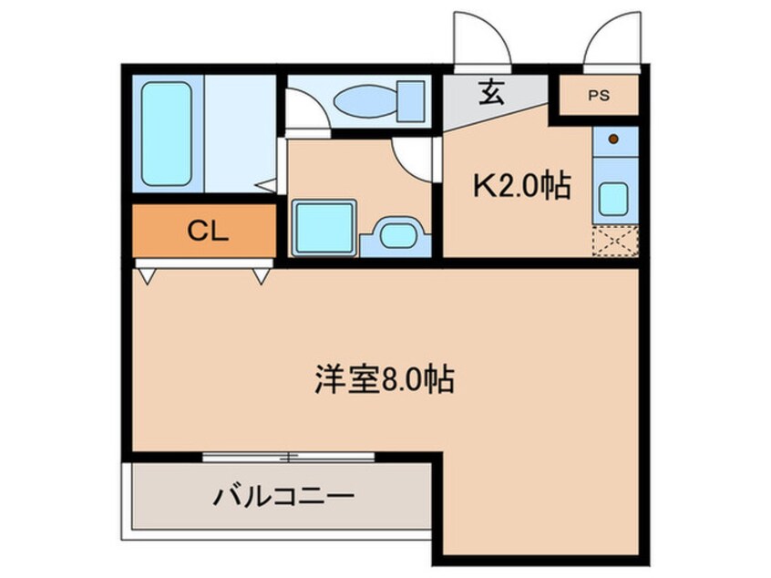 間取図 ノイヴェル姫島