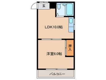 間取図 シャトー中島　別館