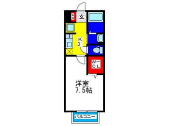 間取図 メゾン・ソレ－ユ