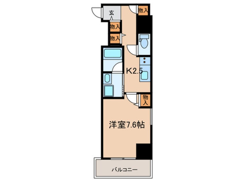 間取図 アルファレガロ神戸元町