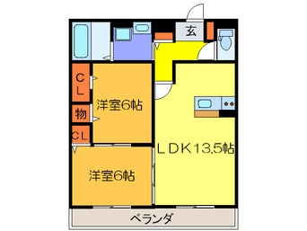 間取図 ティエラ