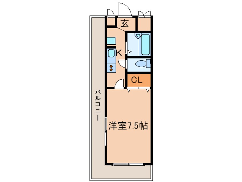 間取図 ＨＩＹＯＲＩ－２