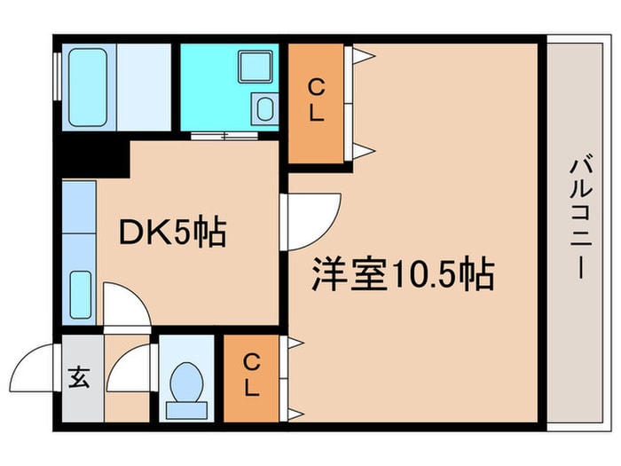 間取り図 御代開マンション