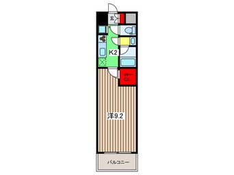 間取図 ア－デンタワ－靭公園