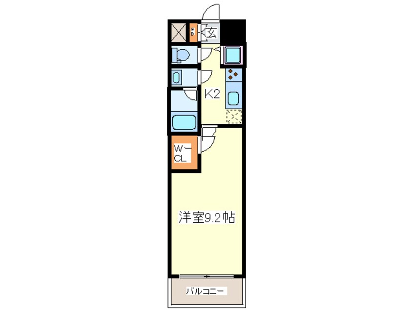 間取図 ア－デンタワ－靭公園