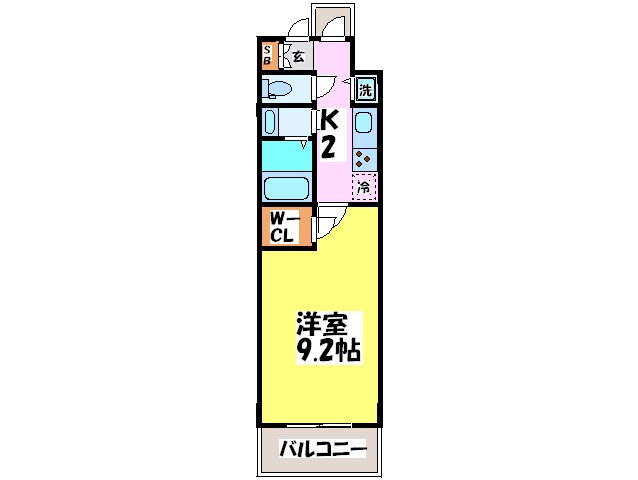 間取り図 ア－デンタワ－靭公園