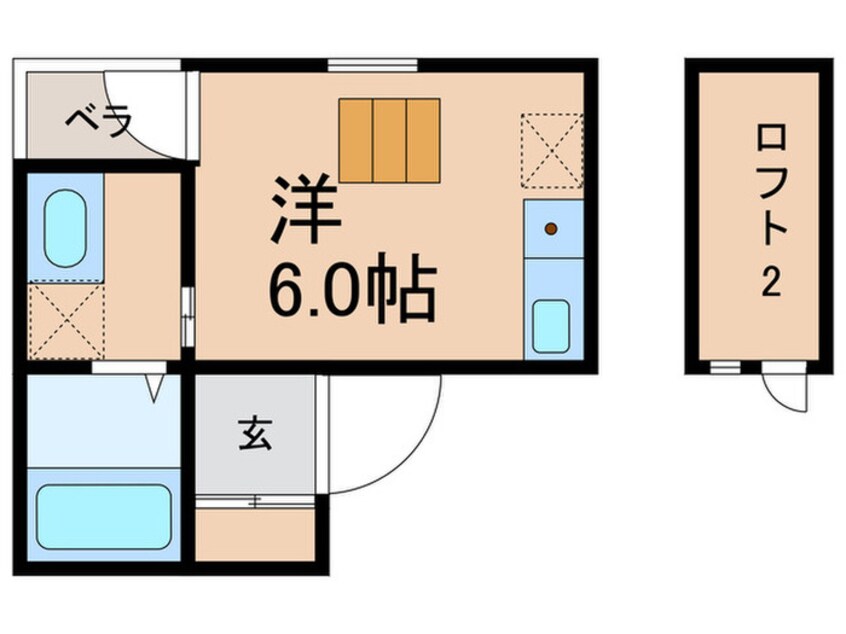 間取図 パロス山本通り