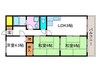 ハイライフ坂本 3LDKの間取り