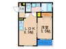 ALEGRIA千鳥橋 1LDKの間取り