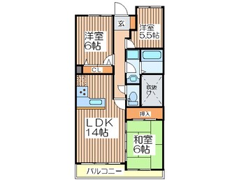 間取図 Ｄｏ鶴見