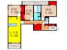 仮）D-ROOM永和１丁目 3LDKの間取り